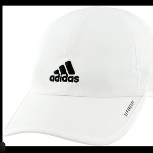Adidas Men’s Adizero LC Performance Cap White Lightweight Running Hat